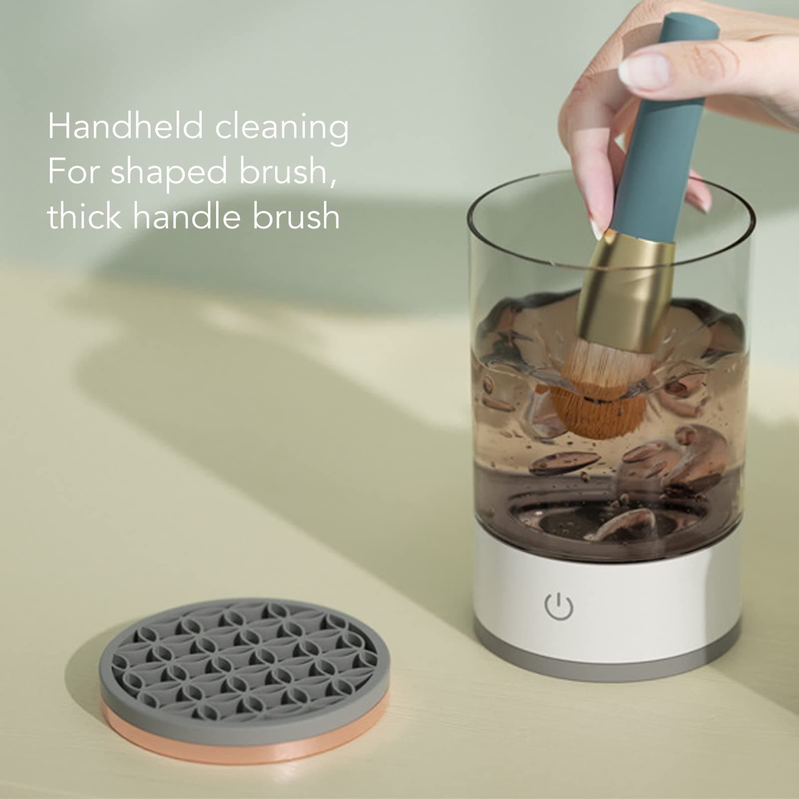 Limpiador Eléctrico de Brochas de Maquillaje, Máquina Limpiadora de Brochas de Maquillaje Limpiador Automático de Brochas Spinner para Eliminar la Suciedad y los Residuos de thumbnail 3