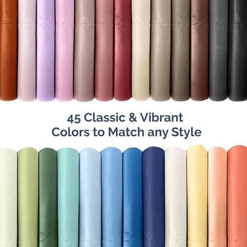 Full Fitted Bed Sheet - Bottom Single Fitted Sheet Only - Ultra-Soft Hotel Luxury Bedding w/ 8-16 Inch Deep Pockets - Breathable, Cooling & Wrinkle Free - Easy-Fit, Fade & Shrink Resistant - Sky Blue thumbnail 8