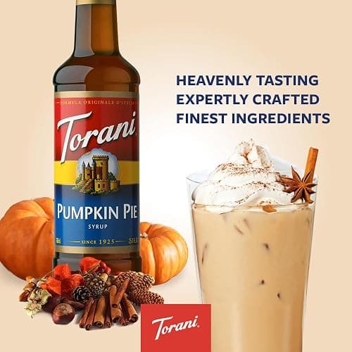 Coffee Syrup, Pumpkin Pie Flavored Syrup for Drinks, 25.4 Fl Oz thumbnail 3