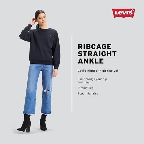 Levi's Women's Ribcage Straight Ankle Jeans thumbnail 4