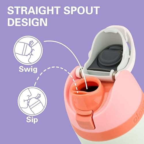 Replacement Lid for Owala Freesip, Compatible with Owala Cup 16oz 24oz 32oz 40oz, Leakproof One Button Replacement Cap for Top Accessories, BPA Free thumbnail 4