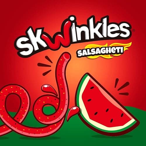Lucas Salsagheti Watermelon Flavored Hot Candy Strips and Tamarind Sauce, 0.84 oz - 12 Pieces Pack for Treats, Snack, Parties, Piñatas,0.84 Ounce (Pack of 12) thumbnail 9