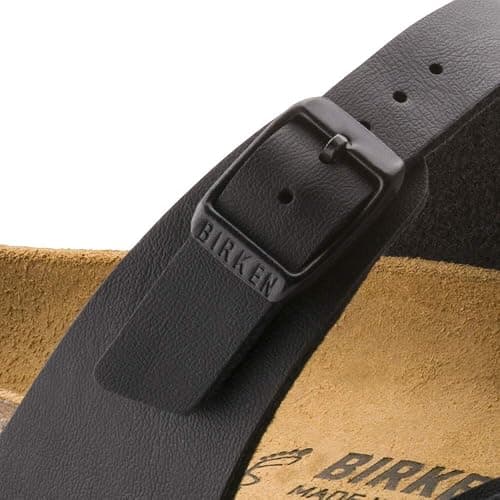 Birkenstock Women's Mayari Adjustable Toe Loop Cork Footbed Sandal Black, 6-6.5 thumbnail 6