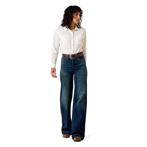 ARIAT Women's Mid Rise Fiona Boot Cut Jeans thumbnail 3