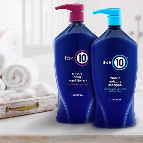 It's A 10 Miracle Moisture Shampoo 33.8 Oz & Daily Conditioner 33.8 Oz Duo. thumbnail 4