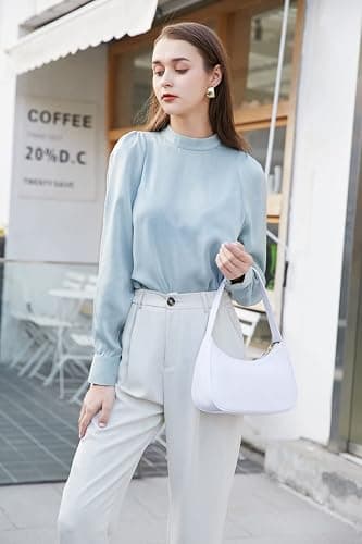 CYHTWSDJ Shoulder Bags for Women, Cute Hobo Tote Handbag Mini Clutch Purse with Zipper Closure thumbnail 3