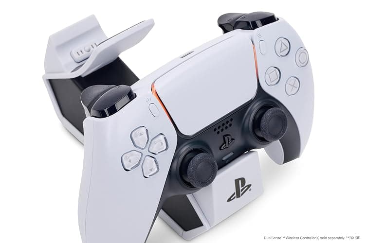 PowerA Twin Charging Station for Dualsense Wireless Controllers, Dualsense Controller Charging, Charge, Sony PlayStation, PS5, Officially Licensed - PlayStation 5 thumbnail 11