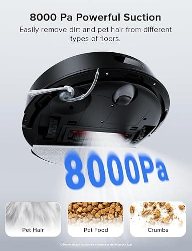roborock Q7 L5 Robot Vacuum and Mop Combo, 8,000Pa Suction, Upgraded from Q5 Pro, Dual Anti-Tangle System, LiDAR Navigation, Multi-Level Mapping, Self-Charging Robotic Vacuum Cleaner, Black thumbnail 3
