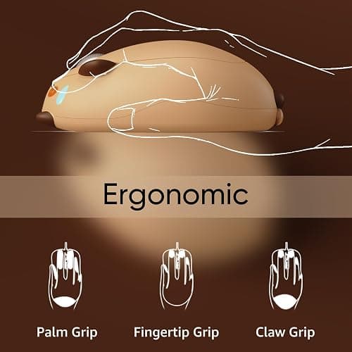 Akko Wireless Gaming Mouse Capybara, Tri-Mode Mouse BT3.0/BT5.0/2.4G, Cute Optical Cordless Cartoon Mice for Computer/Laptop/Desktop/PC, Compatible with Mac/Win thumbnail 3