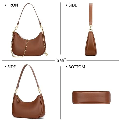 KKXIU Shoulder Bag for Women Cute Hobo Purses and Handbags Retro Clutch Underarm Purse thumbnail 5