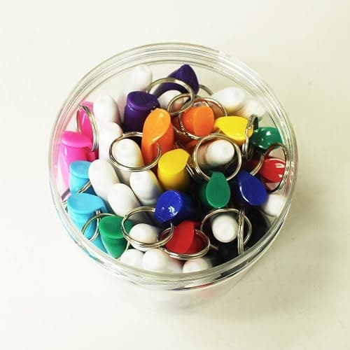 SKKSTATIONERY 36-Pcs Mini Dry Erase Markers with Key Ring, Whiteboard Markers, Marker Pens 3.5'', Markers thumbnail 4