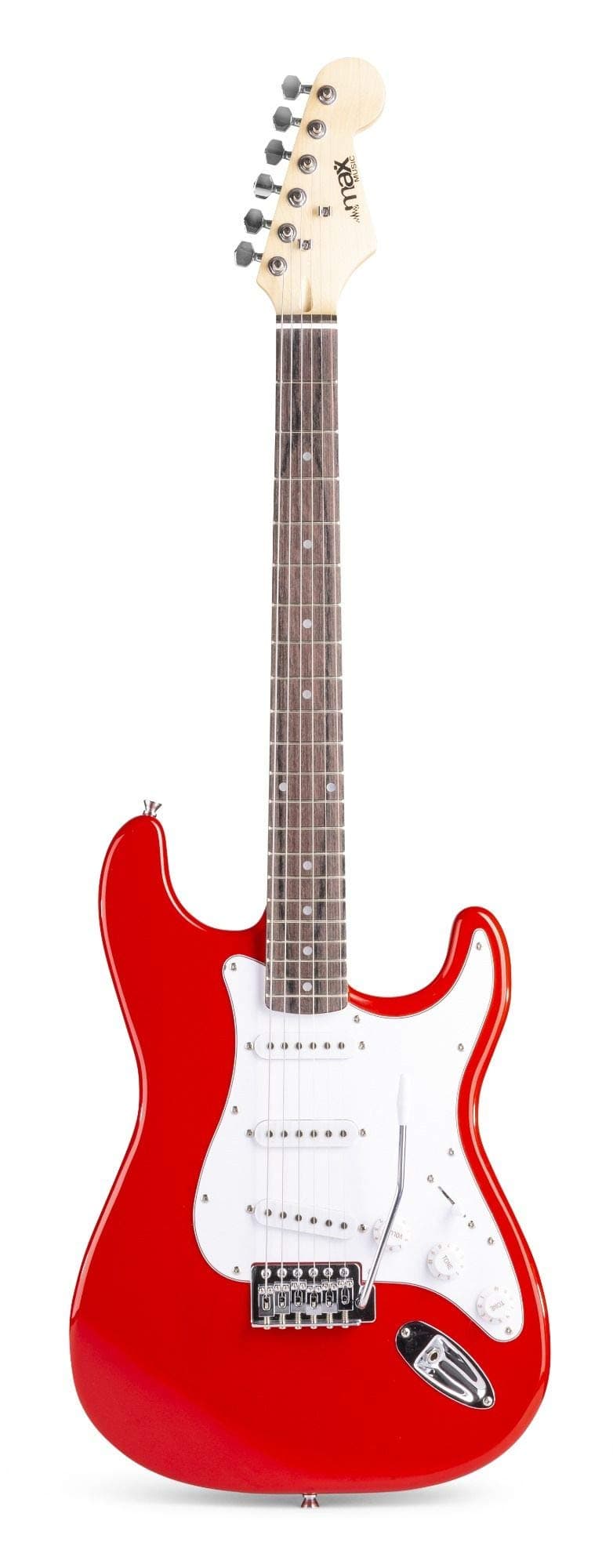MAX GigKit Red Stratocaster Electric Guitar Pack thumbnail 8