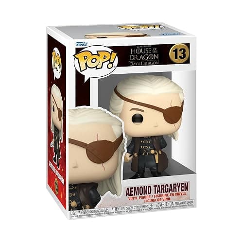 Funko Pop! TV: House Of The Dragon - Aemond Targaryen - 1/6 Odds For Rare Chase Variant- Figura in Vinile da Collezione - Idea Regalo - Merchandising Ufficiale - TV Fans - Image 1