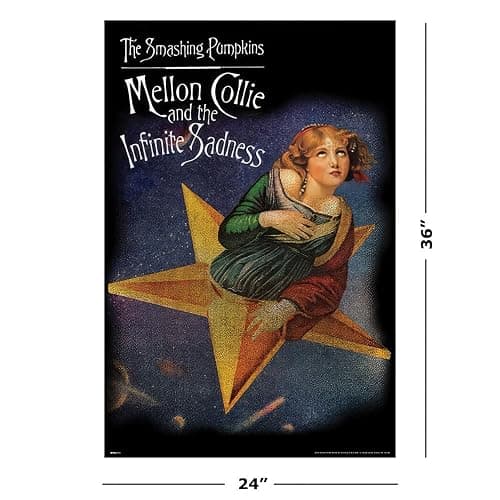 The Smashing Pumpkins - Music Poster (Mellon Collie And The Infinite Sadness - Album Cover) (Size: 24" x 36") (Unframed Poster) thumbnail 2