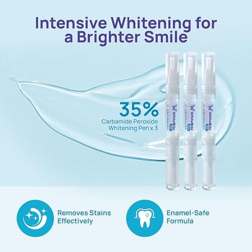 Whitebite Pro Teeth Whitening Kit for Sensitive Teeth – LED Light + 35% Carbamide Peroxide Gel + Remineralizing Gel | Premiuml-Grade Results at Home thumbnail 4