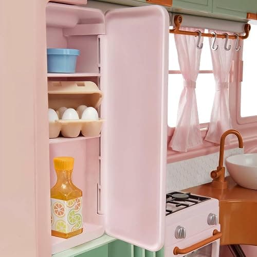 Our Generation – 18-Inch Doll Accessories – Camper Playset – 58 Pieces – Toy Vehicle with Electronics – Pretend Play 3+ Years– RV Country Cruising thumbnail 5