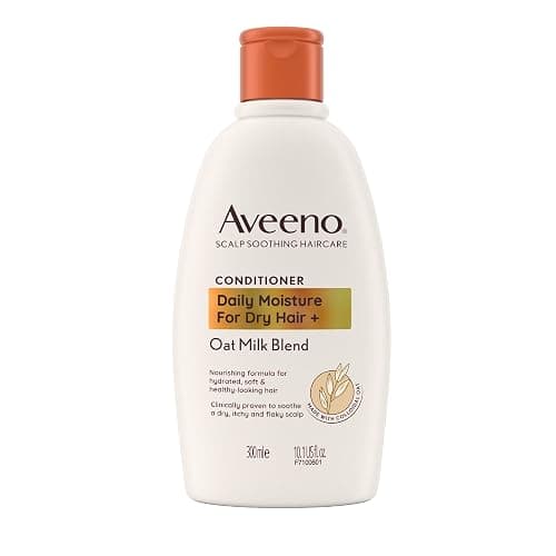 Aveeno Scalp Soothing Haircare Daily Moisture Conditioner, Oat Milk Blend, for Dry Hair, Soothes Dry, Itchy & Flaky Scalp, Clinically Proven, Sulfate Free, 300ml - Image 1