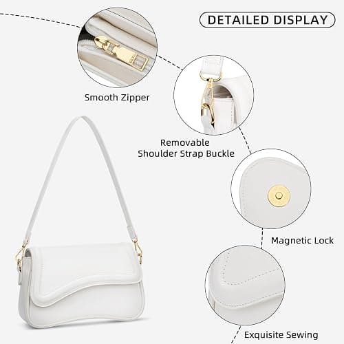 KKXIU Shoulder Bag for Women Small Clutch Purses Cute Hobo Handbag Trendy Underarm Bag thumbnail 3