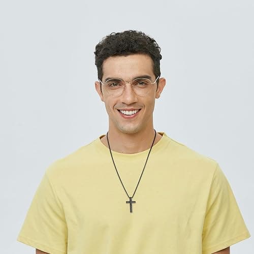 Gnamy Basketball Cross Necklace Gifts for Boys Men, Cross with Bible Verse Stainless Steel Pendant Chain Easter Christian Religious Jewelry Gifts for Him Kids Teenage Teens thumbnail 6