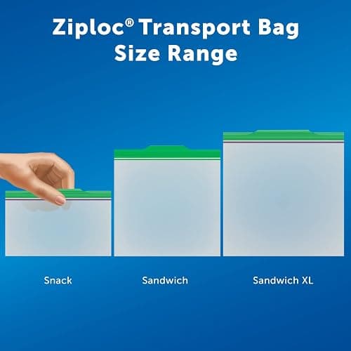 Ziploc Sandwich Bags for On-the-Go Freshness, Grip 'n Seal Technology for Easier Grip, Open and Close, 180 Count thumbnail 12