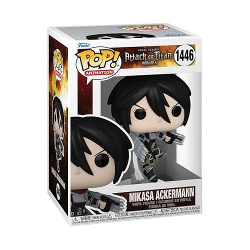 Funko POP! Animation: Attack on Titan - Mikasa Ackerman - Collectable Vinyl Figure - Gift Idea - Official Merchandise - for Kids & Adults - Anime Fans - Model Figure for Collectors and Display thumbnail 2