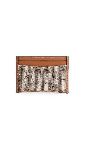 Coach Women's Crystal Signature Jacquard Essential Card Case - Image 1