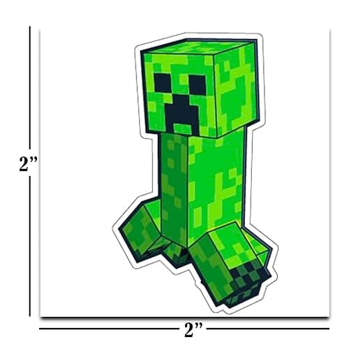 Minecraft Tattoos Party Favors Bundle ~ 72 Perforated Individual 2" x 2" Minecraft Temporary Tattoos for Kids Boys Girls (Minecraft Party Supplies) thumbnail 2