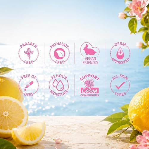 Palmer's Cocoa Butter Formula, Lemon Sorbet Brightening Whipped Body Cream (8.8 fl oz), Hydrating Cream with Lemon Extract, 72-Hour Moisture, Citrus Creamy Fragrance, Dermatologist-Approved thumbnail 7