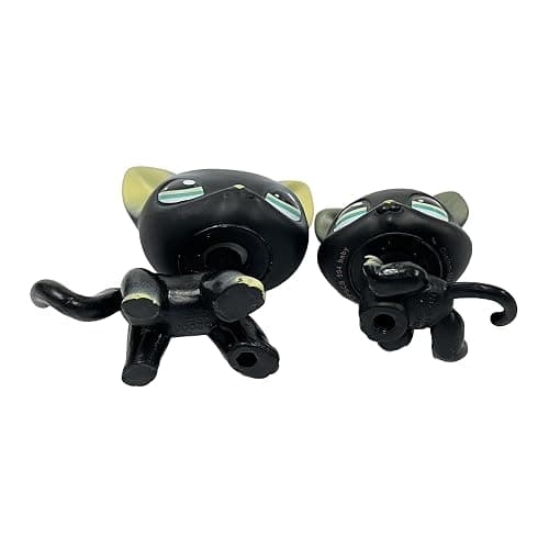 LPSCB 2pcs/Set Custom Pet Shop Toy Flocked Cat Collie Great Dane Cocker Spaniel Dachshund Dog with Baby Puppy Kitten OOAK (#994 and 994S) thumbnail 5