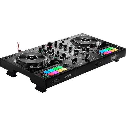Hercules DJControl Inpulse 500 DJ Software Controller with Hercules HDP DJ45 Over-Ear Headphones & Mini to 6' RCA Cable Bundle thumbnail 2