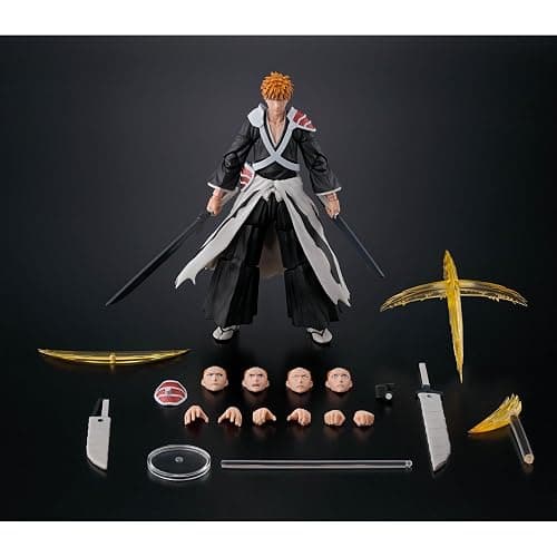TAMASHII NATIONS - Bleach: Thousand-Year Blood War - Ichigo Kurosaki -Dual Zangetsu-, Bandai Spirits S.H.Figuarts Action Figure thumbnail 2