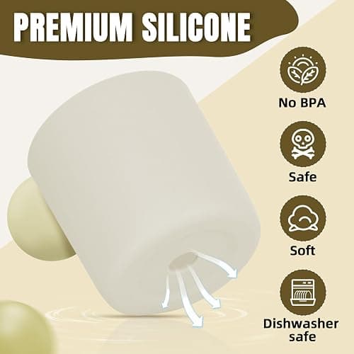 Silicone Higher Boot Compatible with Owala 30oz & 40oz FreeSip Sway Bottles & Tumblers, Large Protection Anti-slip Bottom Cover Sleeve for Freesip Sway Tumbler and Bottle thumbnail 5