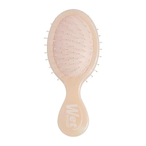Wet Brush Mini Detangler Hair Brush, Cream (Iridescence Icon), Detangling Travel Hairbrush, Ultra-Soft IntelliFlex Bristles Glide Through Tangles with Ease, Pain-Free, All Hair Types, Limited Edition thumbnail 2