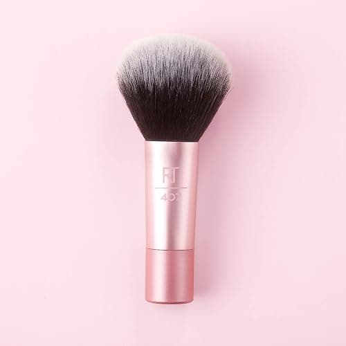 Real Techniques Mini Multitask Makeup Brush, For Blush, Bronzer & Powder, Face Brush with Custom-Cut Synthetic Bristles, For Loose & Pressed Powder, Travel Sized, Vegan & Cruelty-Free, 1 Count thumbnail 6