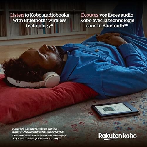 Kobo Clara Colour | Colour eReader | 6” Glare-Free Colour E Ink Kaleido 3 Display | Dark Mode Option | Waterproof | Audiobooks | 16GB of Storage (White) thumbnail 8