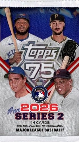 2026 Topps Series 2 Baseball MEGA Foil Pack with (14) Brand New Mint Cards! - Image 1