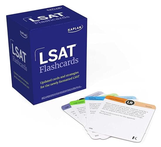LSAT Prep Flashcards: Updated cards and strategies for the newly formatted LSAT (Kaplan Test Prep) - Image 1