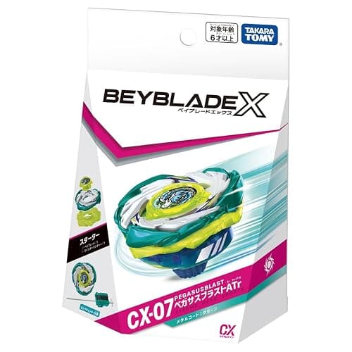 Takara Tomy Beyblade X CX-07 Starter Pegasus Blast ATR thumbnail 4