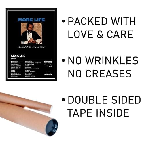 SAW Drake Music Album Art Wall Posters 8x12 inch (A4 Size) Wall Decor Posters Wall Art For Bedroom, Living room, Office, Pack of 6 thumbnail 3
