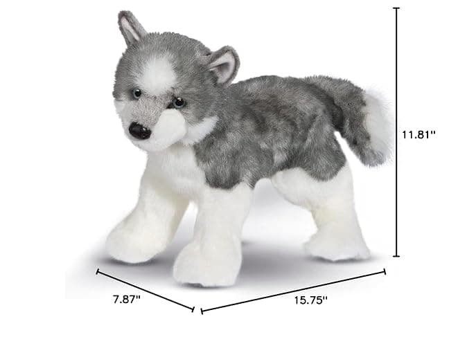 Douglas Sasha Husky Dog Plush Stuffed Animal thumbnail 2
