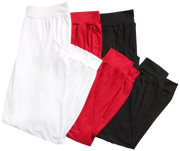 Sweet Hearts Girls Sweatpants - 3 Pack Girls' Activewear High Waisted Jogger Pants with Pockets: Made in USA (Sizes: 5-18) thumbnail 5