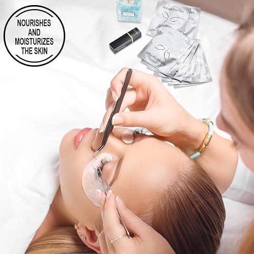 Ocim 100 Pairs Under Eye Pads Lash Extensions,100% Natural Hydrogel Gel Eye Patches for Lashes Extension/Eyelash Tinting thumbnail 5
