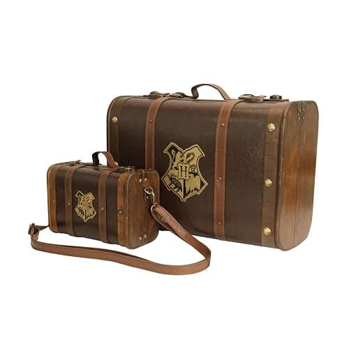 Harry Potter Hogwarts School Trunk - Large 17.5” Collectible Storage Chest with Hogwarts Crest - Official Wizarding World Prop Replica & Decorative Keepsake Box - Not for Travel Use thumbnail 6