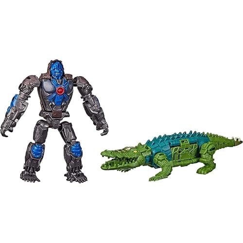 Transformers: Rise of the Beasts Movie, Beast Alliance, Beast Combiners 2-Pack Optimus Primal & Skullcruncher Toys, Ages 6 and Up, 5-inch thumbnail 4