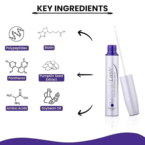 RapidLash Eyelash Enhancing Serum with HEXATEIN 1 Complex – Lash Serum for Eyelashes Conditioning & Hydrating – Longer-Looking, Fuller and Thicker Appearing Lashes – 3 mL / 0.1 fl oz thumbnail 3