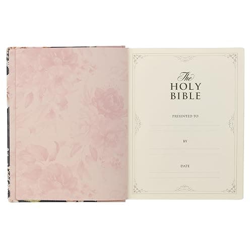KJV Holy Bible, Large Print Note-taking Bible, Vegan Leather Hardcover - King James Version, Dusty Peach Printed (KJV Note-taking Editions) thumbnail 14
