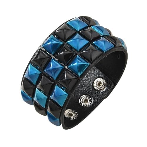 Scene Accessories Emo Bracelet Studded Dopamine Wristband for Women and Men Snap on Streetwear Party Essentials - Image 1