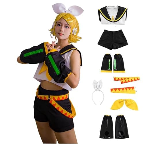 jrswai Cosplay Costume Anime Sailor Uniform Halloween Party Outfit Full Set - Image 1