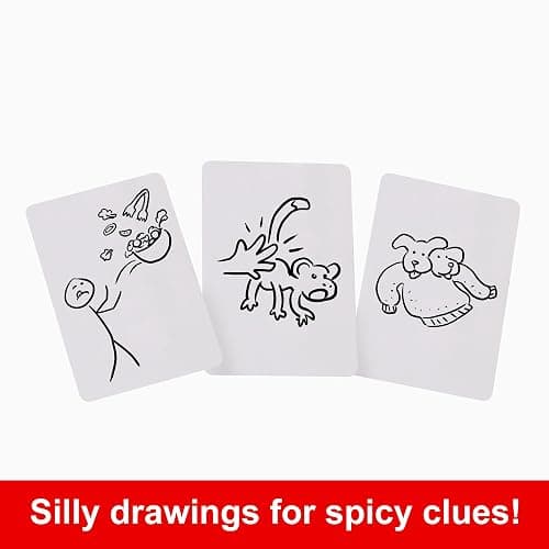 Mattel Games Pictionary Adults Only Party Game for Adults & Game Nights, Drawing Game with Silly Sketches & NSFW Clue Cards, Boards, Markers & Sand Timer thumbnail 4