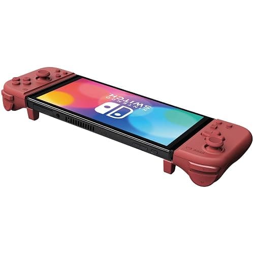 HORI Nintendo Switch Split Pad Compact (Apricot Red) - Ergonomic Controller for Handheld Mode - Officially Licensed by Nintendo thumbnail 4